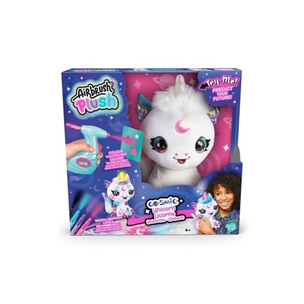 Airbrush Plush Cosmic Unicorn 20 cm