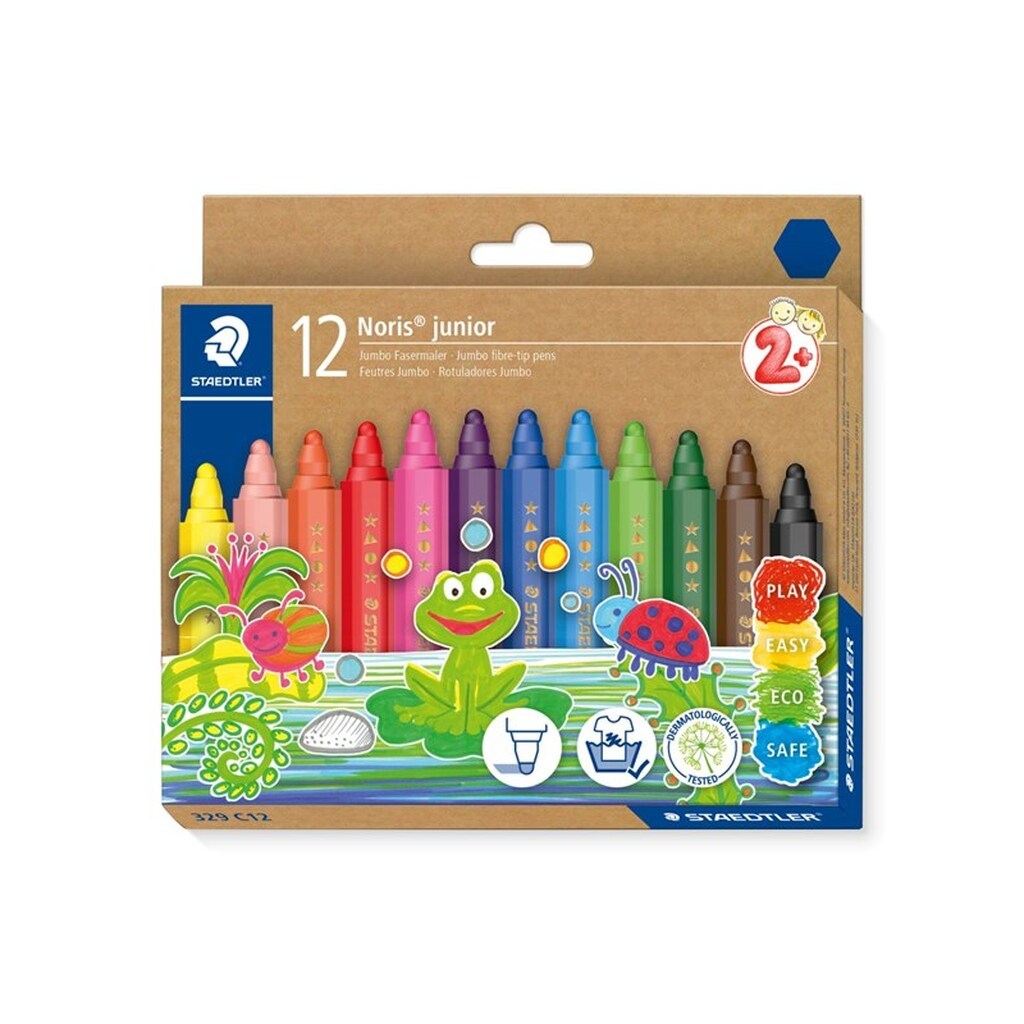 Staedtler Noris Junior Tusch 12 stk/ass