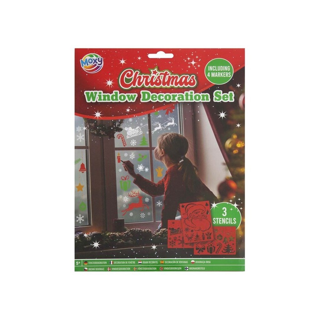 Creative Craft Group Xmas Window Decoration Set