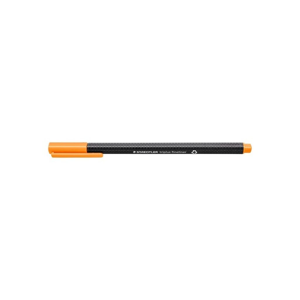 Staedtler TRIPLUS FINELINER rPP, 10 stk LYS ORANGE