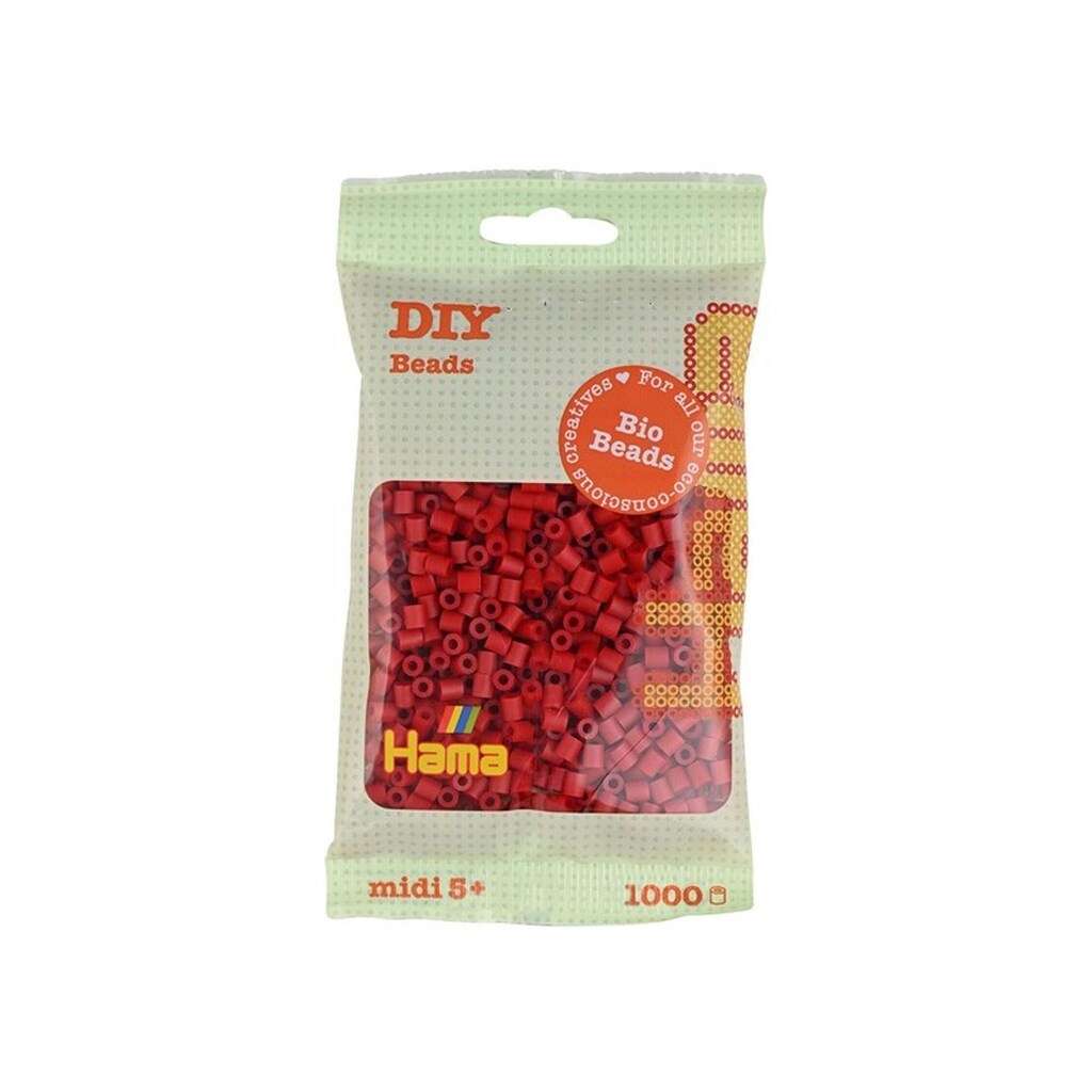 Hama Bio Beads - Dark Red 1000 pcs