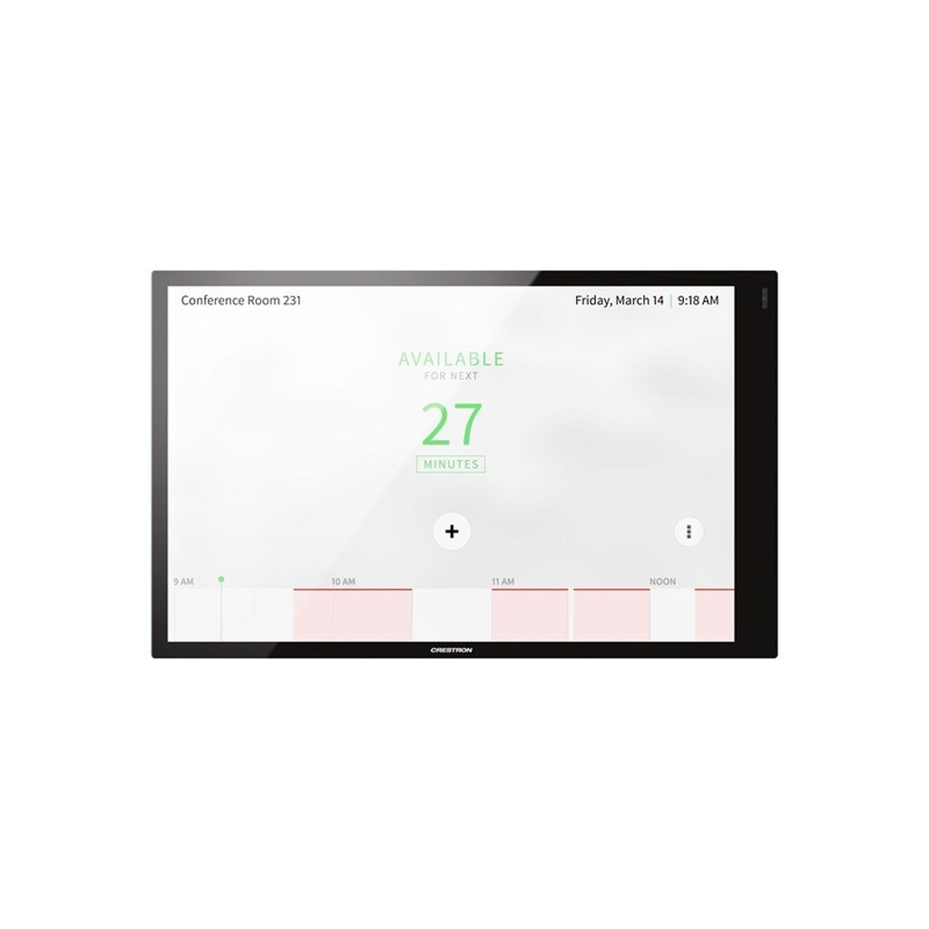Crestron Electronics Crestron TSW-1070-GV-B-S - control panel with touch screen - 10.1 in wall mount - smooth black - TAA Compliant