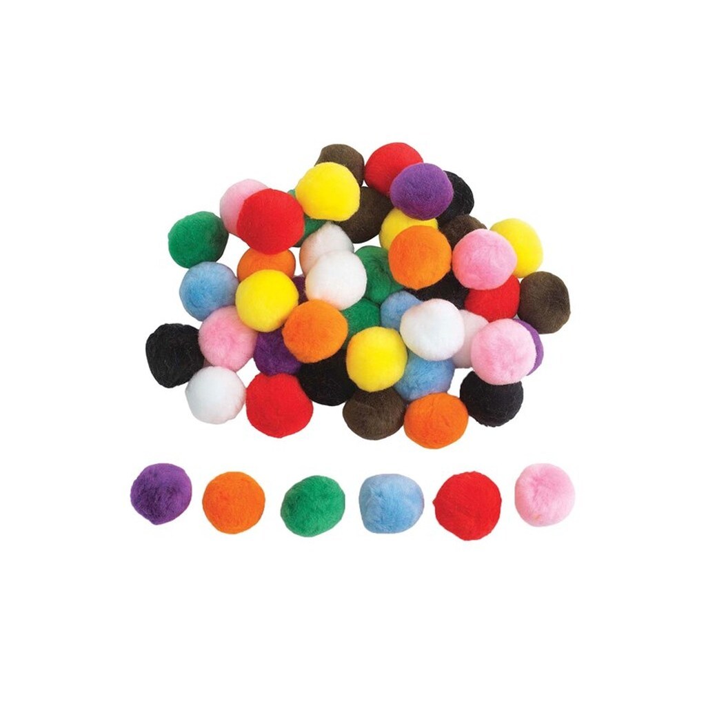 Colorations - Colored Pompoms 5cm 50pcs.