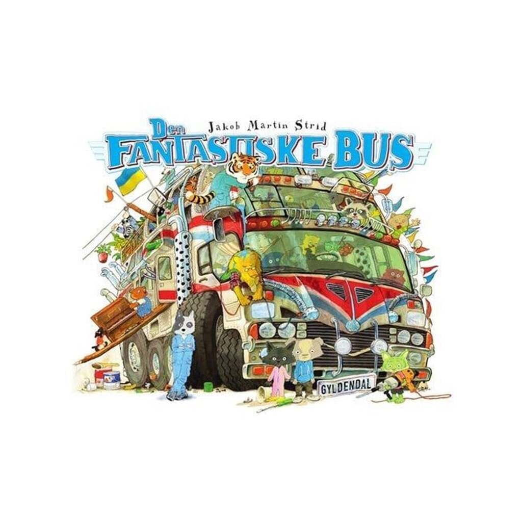 Den fantastiske bus - Børnebog - Hardcover