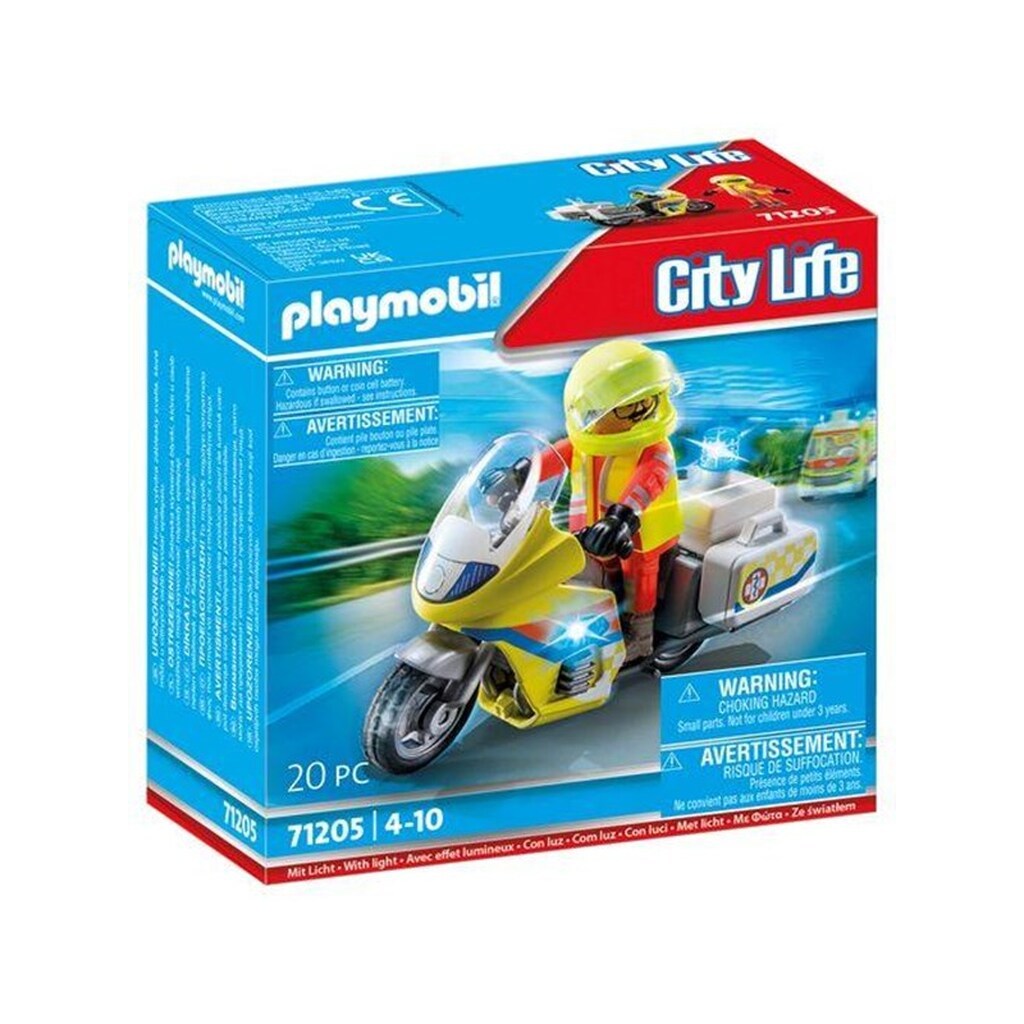 Playmobil City Life - Lægemotorcykel med blinklys