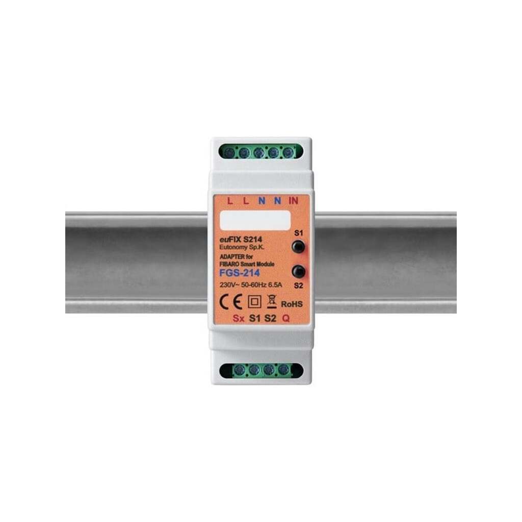 Eutonomy - euFIX S214 DIN adapter (with button)