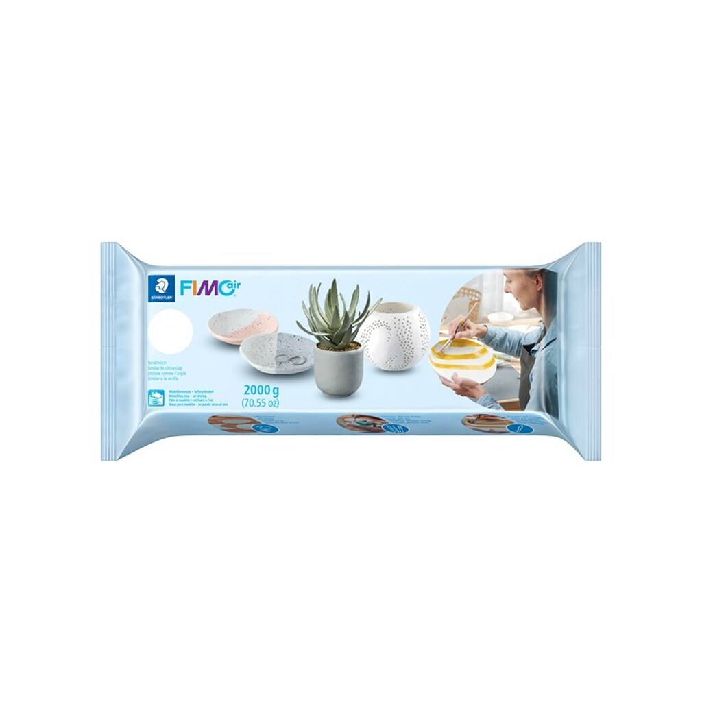 Staedtler FIMO AIR BASIC MODELLÉR 2000G HVID