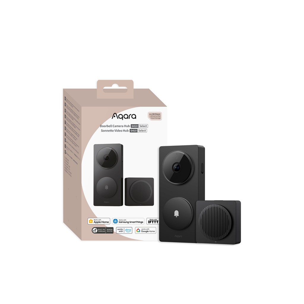 Aqara Dørklokkekamera Hub G410 Select, Sort