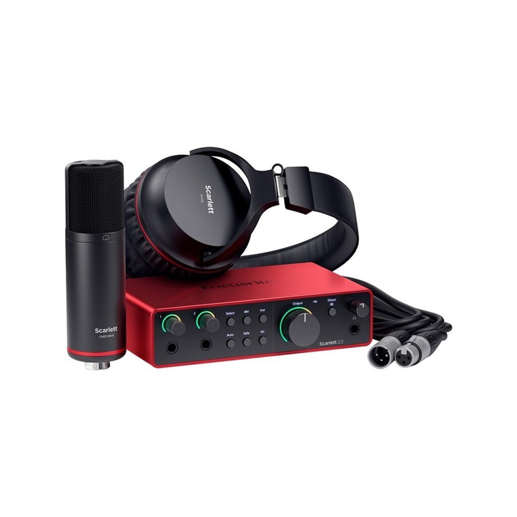 Focusrite Scarlett Studio 2i2 Kit - 4th Gen