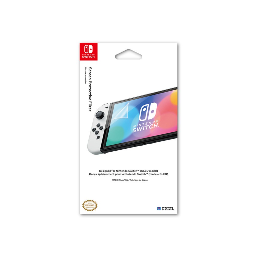 HORI Switch OLED Screen Protective Filter - Tilbehør til spillekonsol - Nintendo Switch