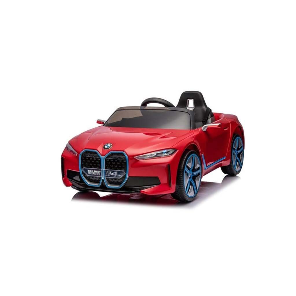 Nordic Play Elbil BMW I4 4x12V motorer, EVA hjul, PU lædersæde