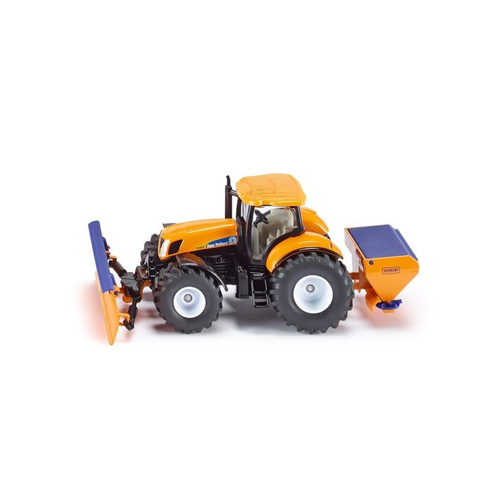 SIKU 1:50 Traktor m Plov og Saltspreder