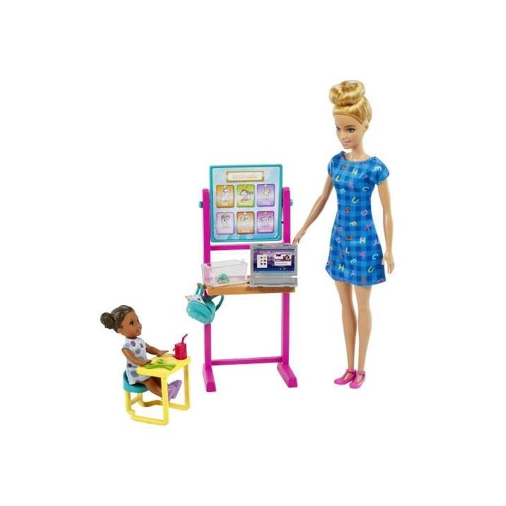 Barbie Teacher Doll (Blonde) with Apprentice