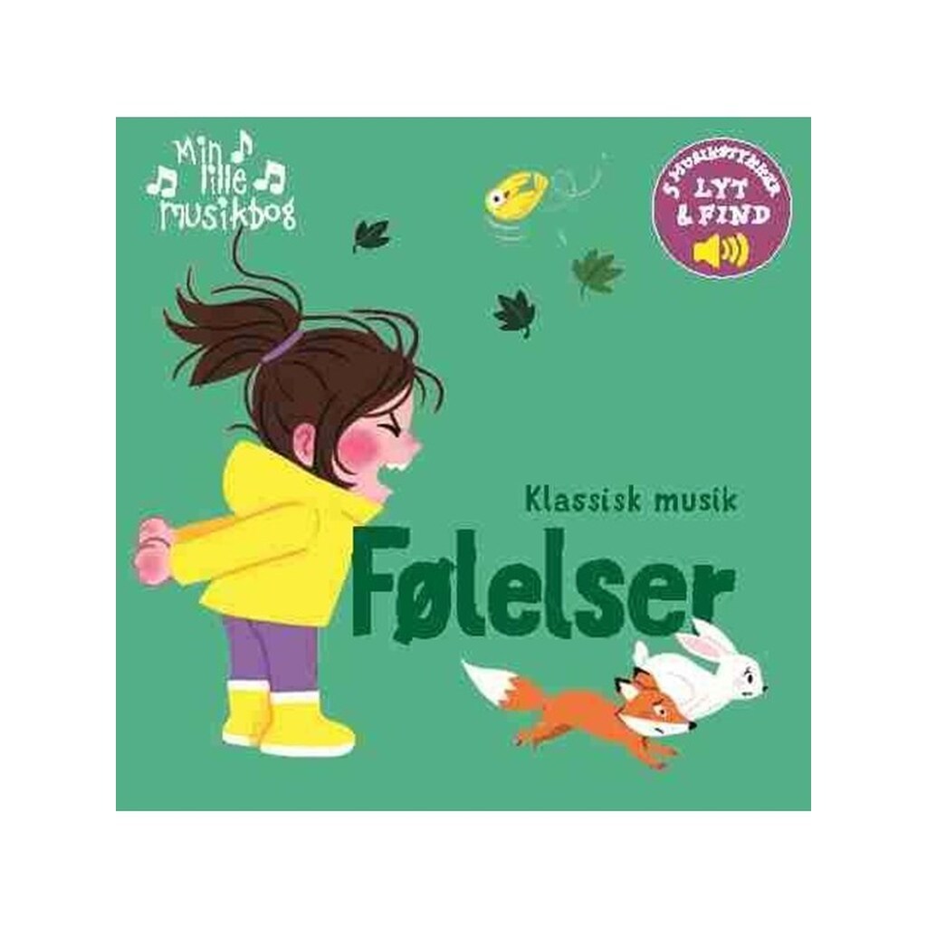 Min lille musikbog: Følelser - Børnebog - Papbog