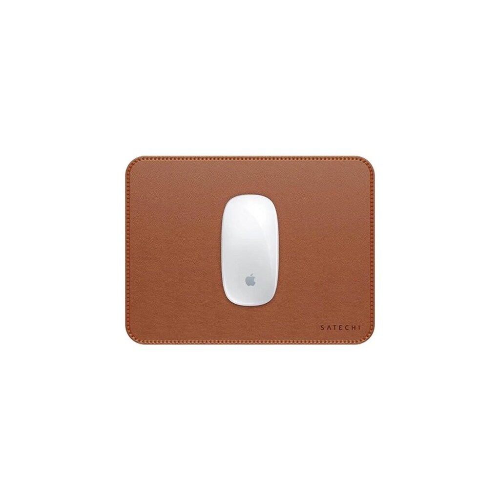 Satechi Vegan-Leather Premium Mousepad - Brown