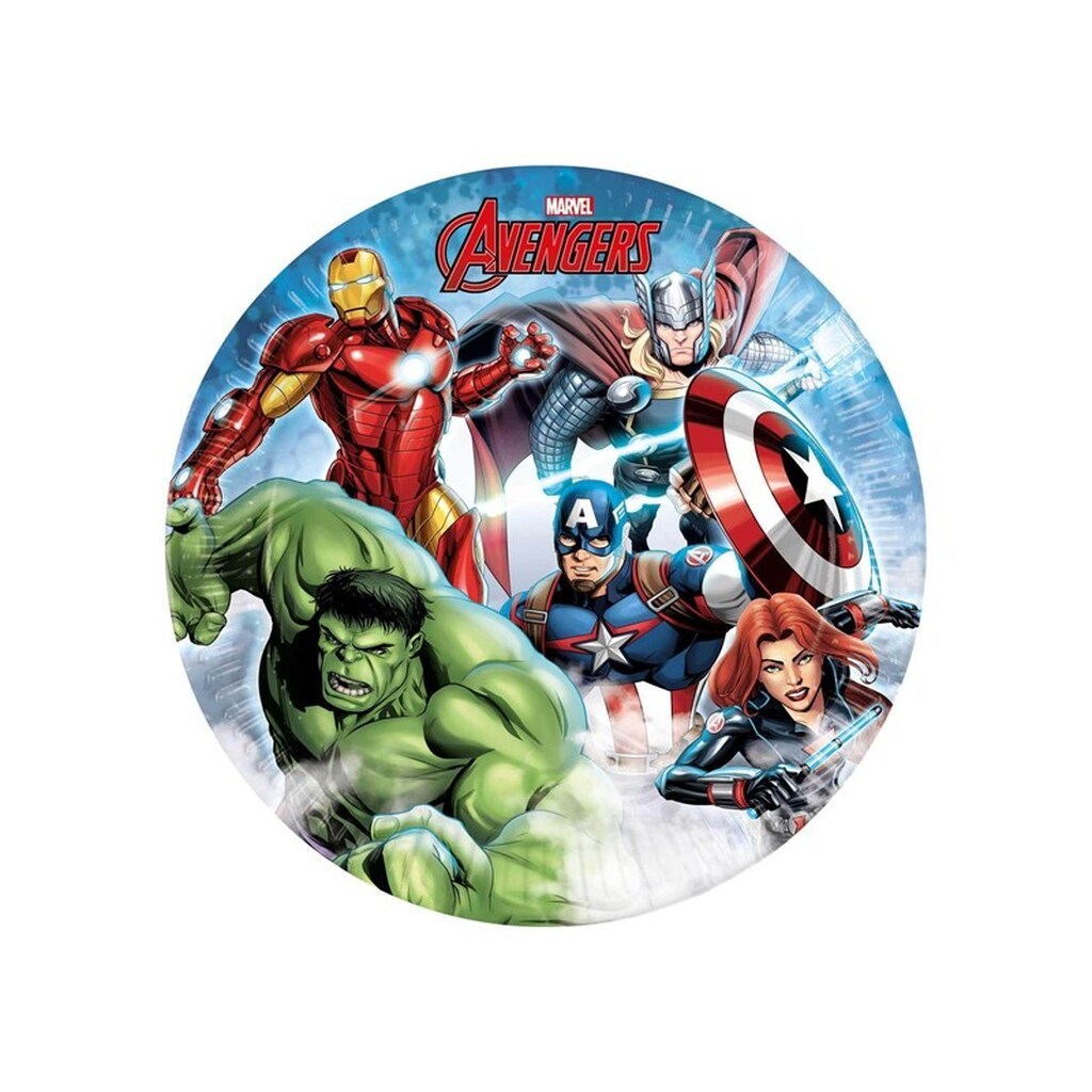 Globos - Paper Plates Avengers Infinity Stones 8 pcs.