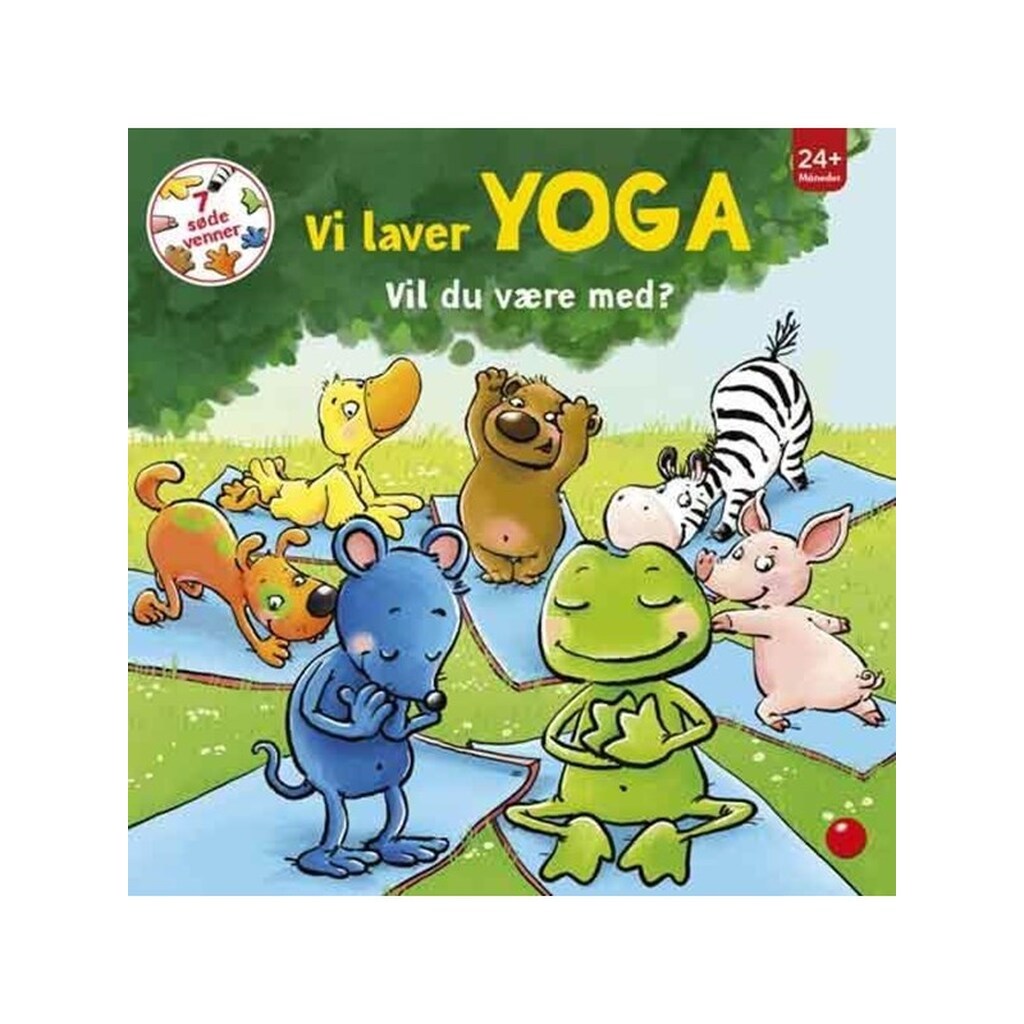 7 søde venner: Vi laver yoga - Børnebog - Papbog