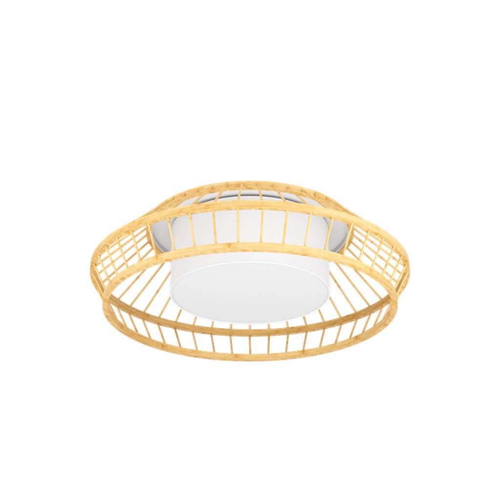 EGLO YUKU-Z LOFT Ø460 RGBTW HVID/BAMBUS NATUR