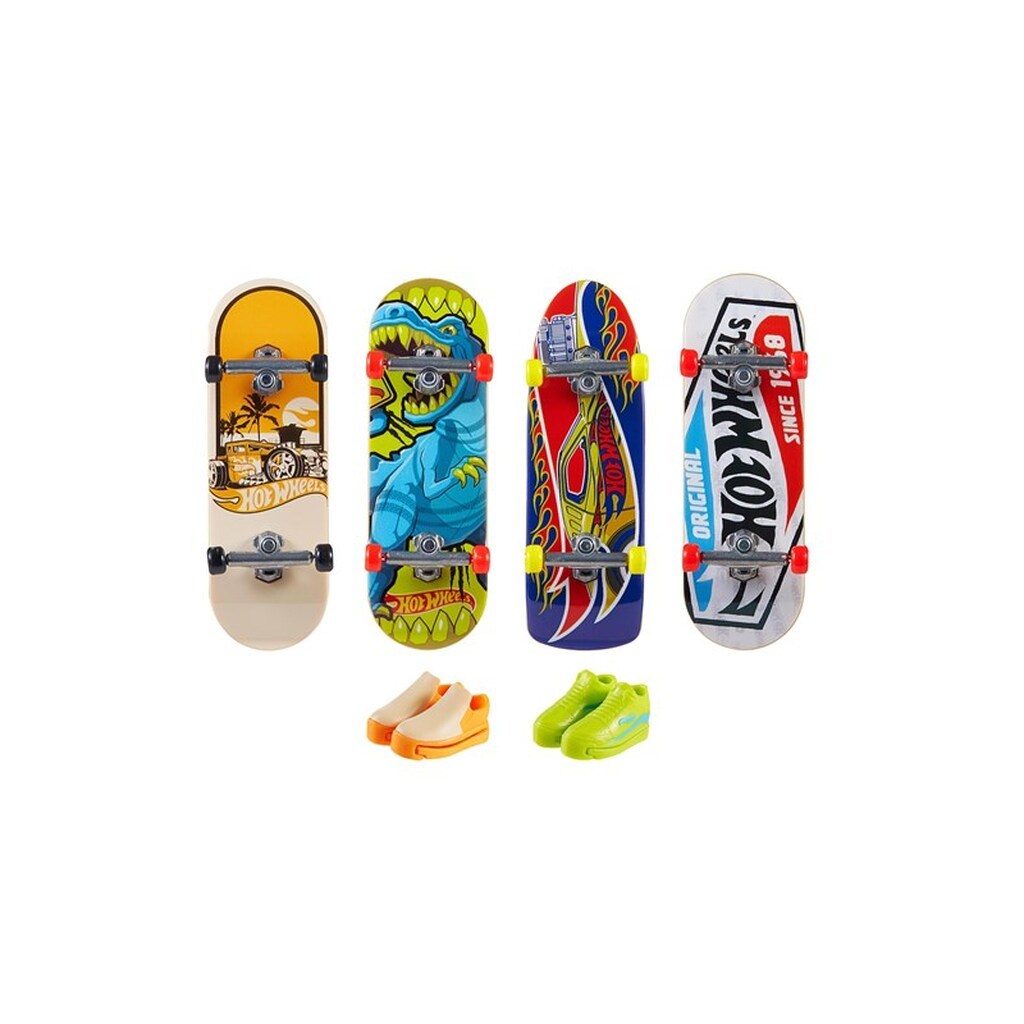 Hot Wheels Skate Tony Hawk Fingerboards &amp; Skate Shoes Multipack