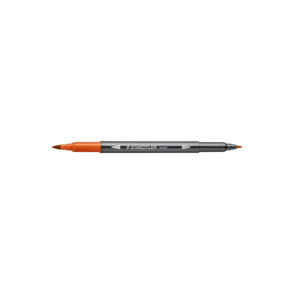 Staedtler STAEDTLER AKVAREL BRUSH PEN SIENNA, ÆSKE 10 STK