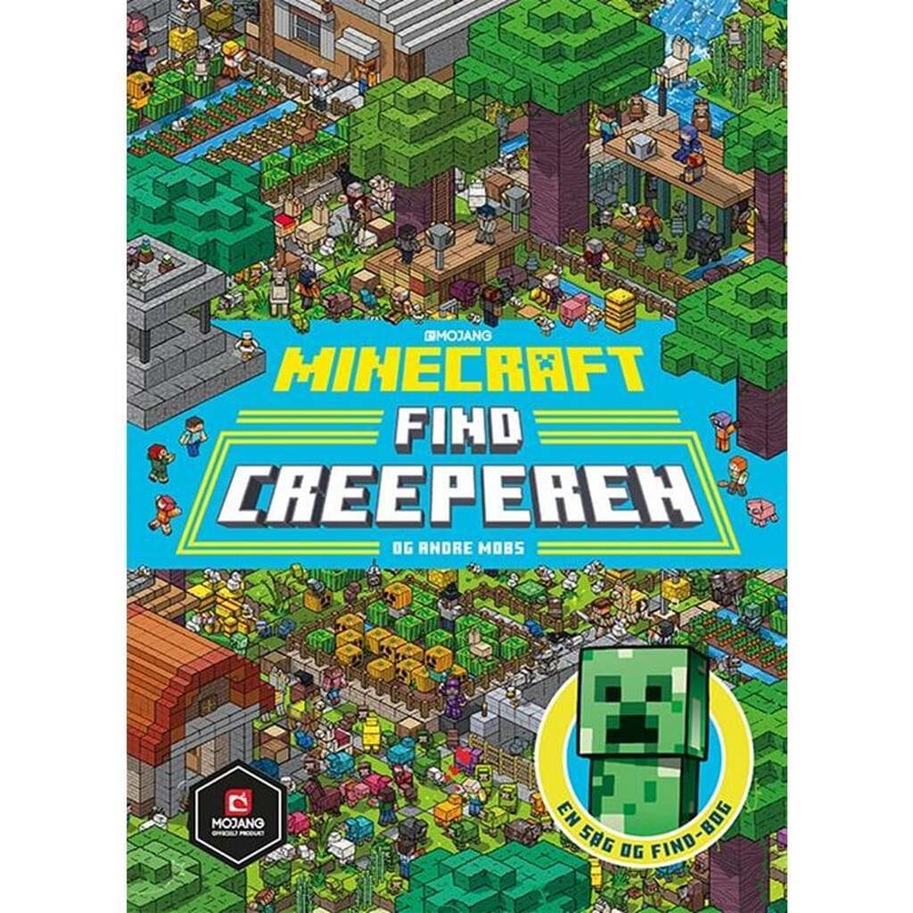 Minecraft - Find creeperen (en søg og find-bog) - Børnebog - Hardcover