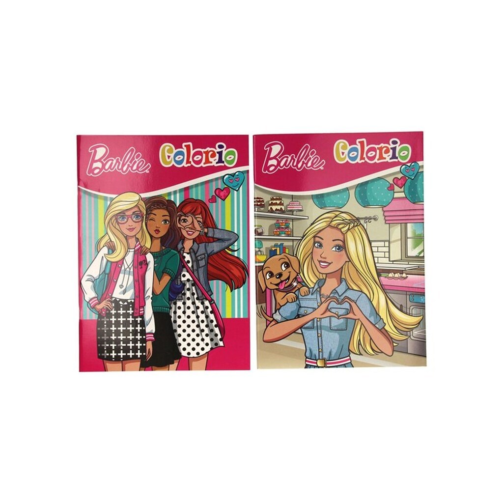 Boek Specials Nederland BV Barbie Colorio Coloring Book