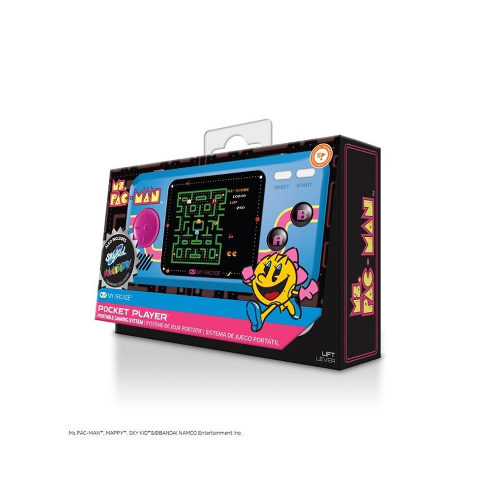 dreamGEAR Pocketplayer Ms.PACMAN 3 games