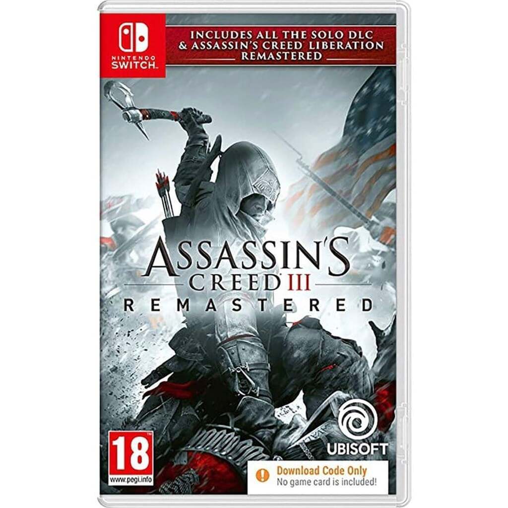 Assassin&apos;s Creed III Remastered (Code in a Box) - Nintendo Switch - Action