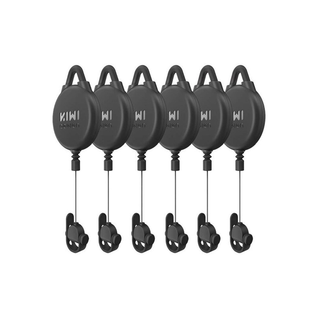 KiwiDesign VR Cable Pulley System-6 pcs V2-6 for Meta Quest 2 Black