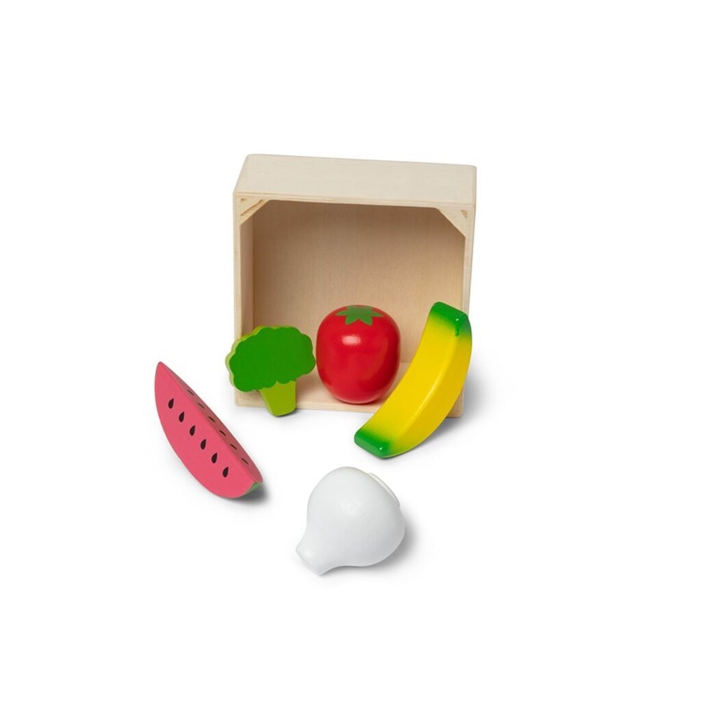 Melissa &amp; Doug Wooden Toy Play Food - Produce (fruit and vegetable)