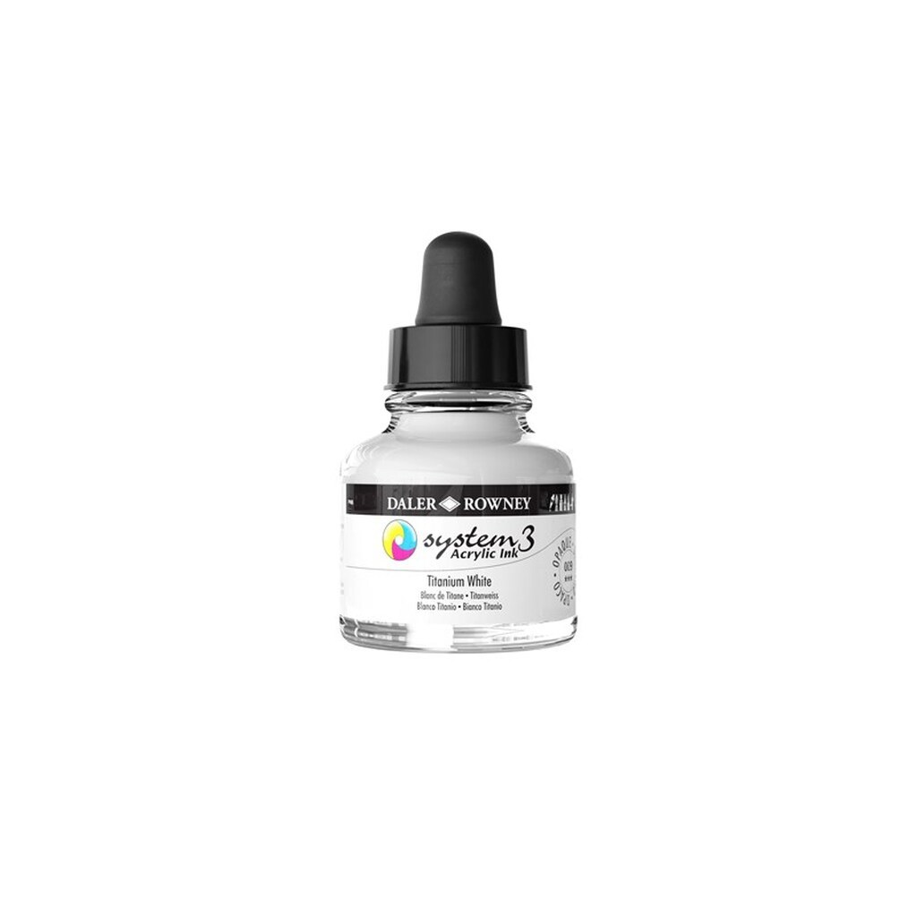 Daler-Rowney System3 Ink 29.5 ml Titanium White