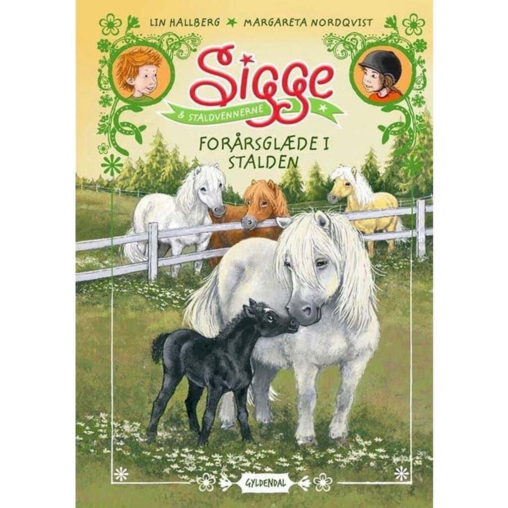 Sigge og staldvennerne 3 - Forårsglæde i stalden - Børnebog - Hæfte