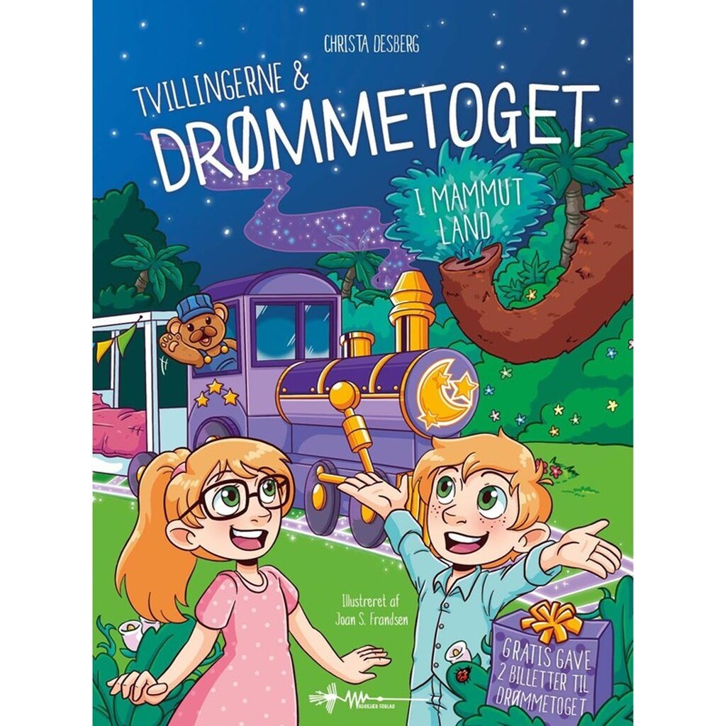 Tvillingerne og drømmetoget - Børnebog - Hardback