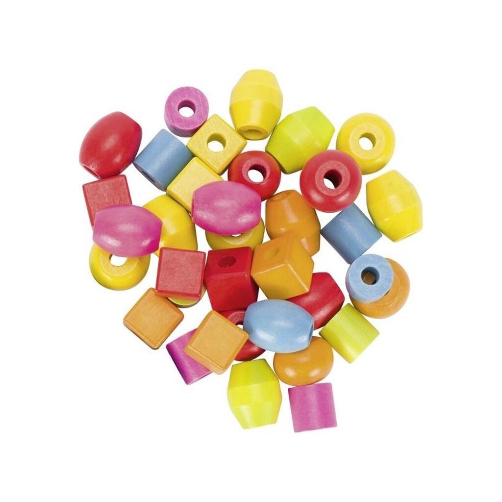 Goki Wooden Bead Set 45pcs.