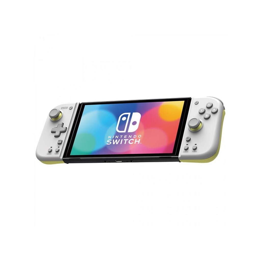 HORI Split Pad Compact (Light Gray &amp; Yellow ) - Miscellaneous Controller - Nintendo Switch