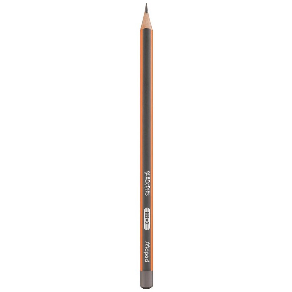 Maped Blackpeps skoleblyant, HB. Æske med 12 stk.