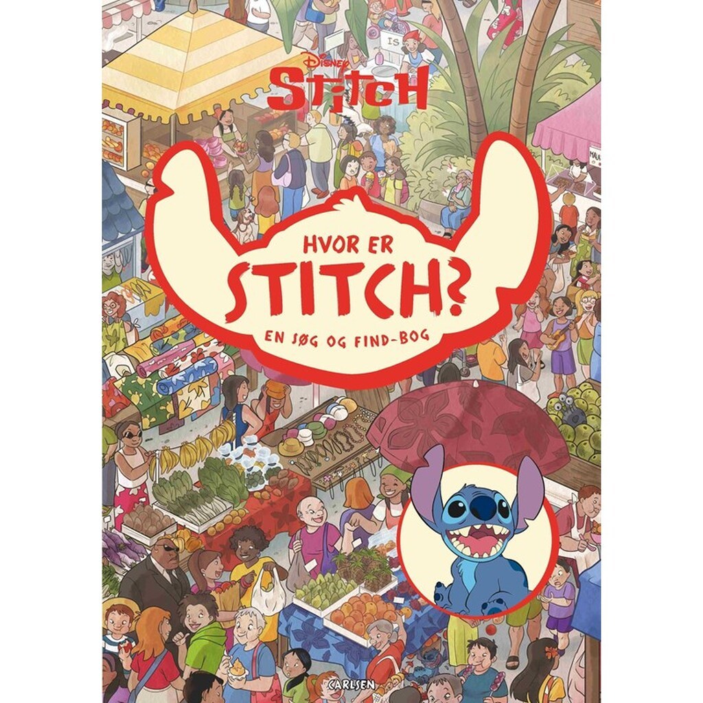 Hvor er Stitch? En søg og find-bog - Børnebog - Hardcover