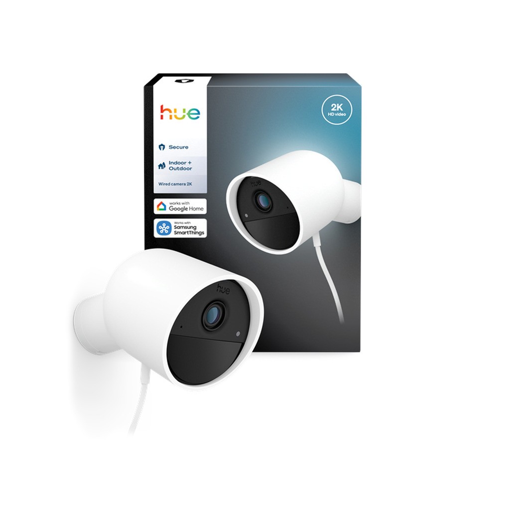 Philips Hue Secure 2K kablet kamera - hvid
