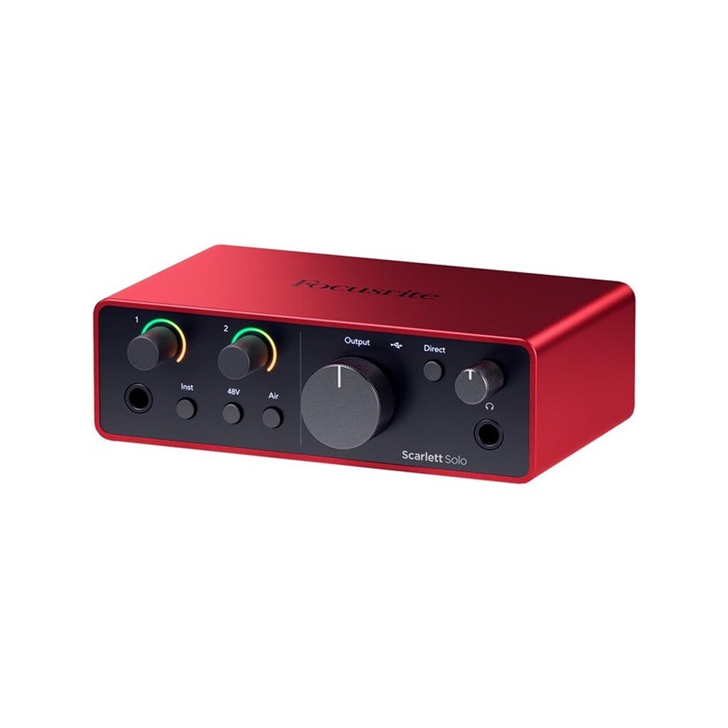 Focusrite Scarlett Solo 4th Gen - 1-in/1-out audio interface