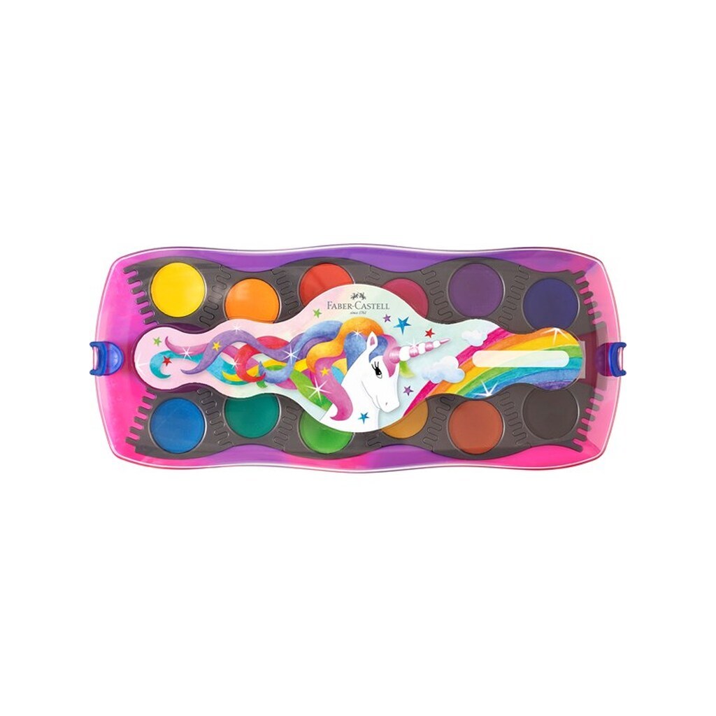 Faber-Castell Dækfarver connector Unicorn Pink 12 ass + chinese white