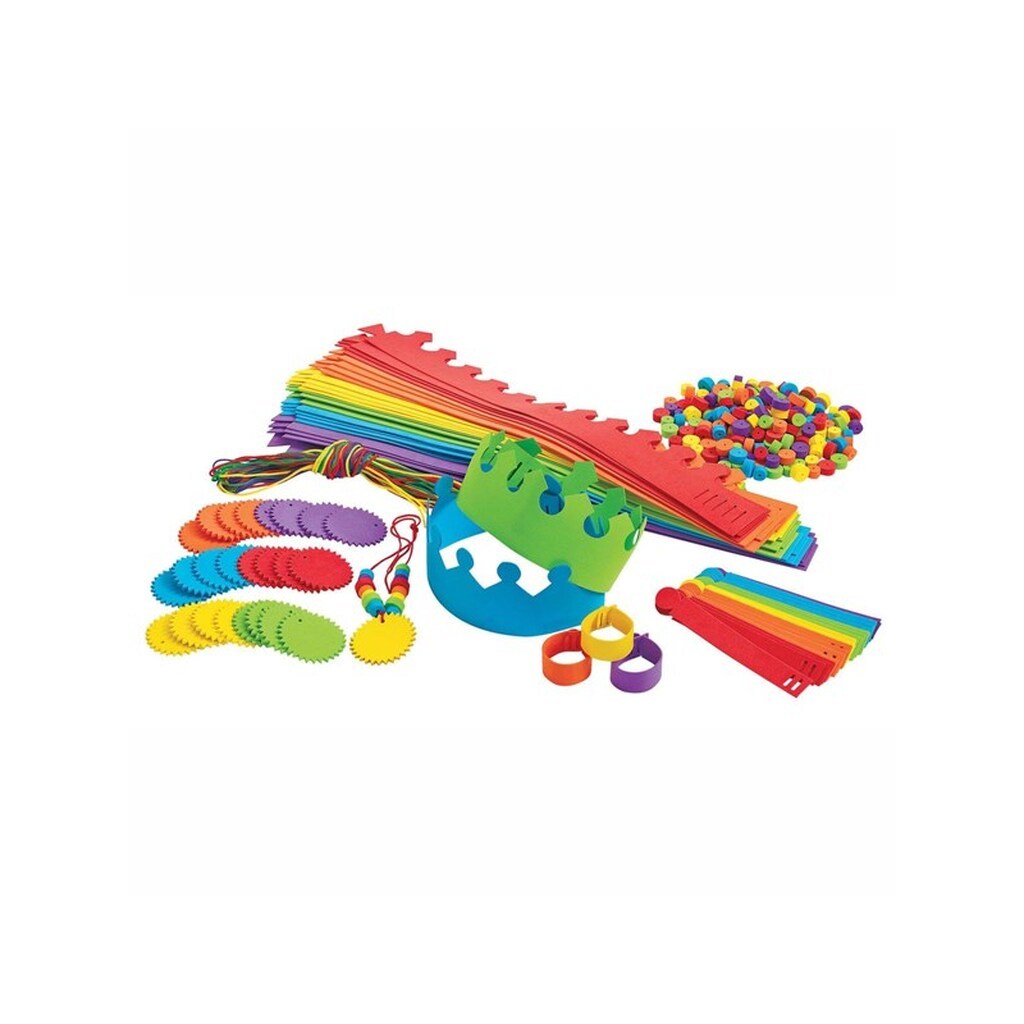 Colorations - Make and Decorate your own Foam Jewelry Mega Kit 72 Projects