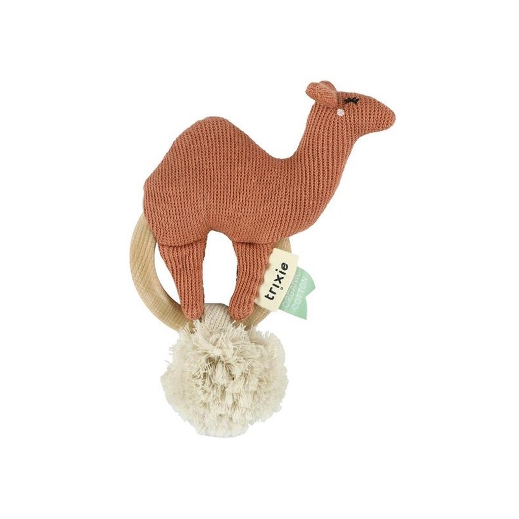 Trixie Baby Teething Ring - Camel