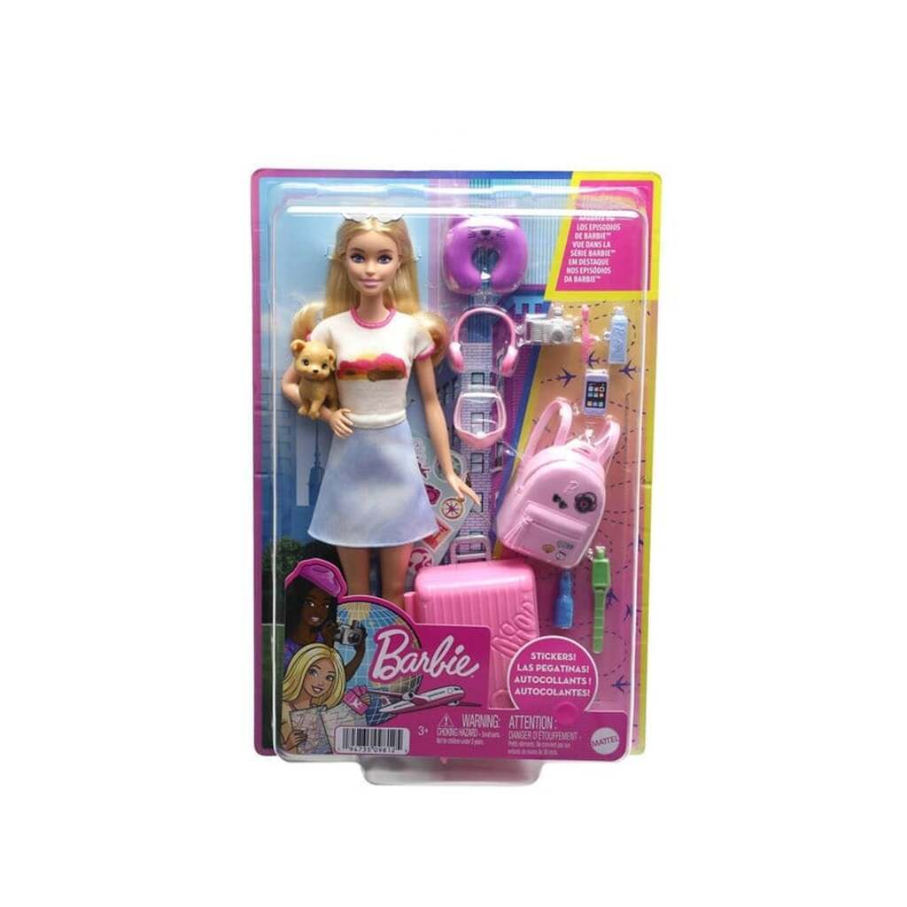 Barbie Travel Set With Puppy