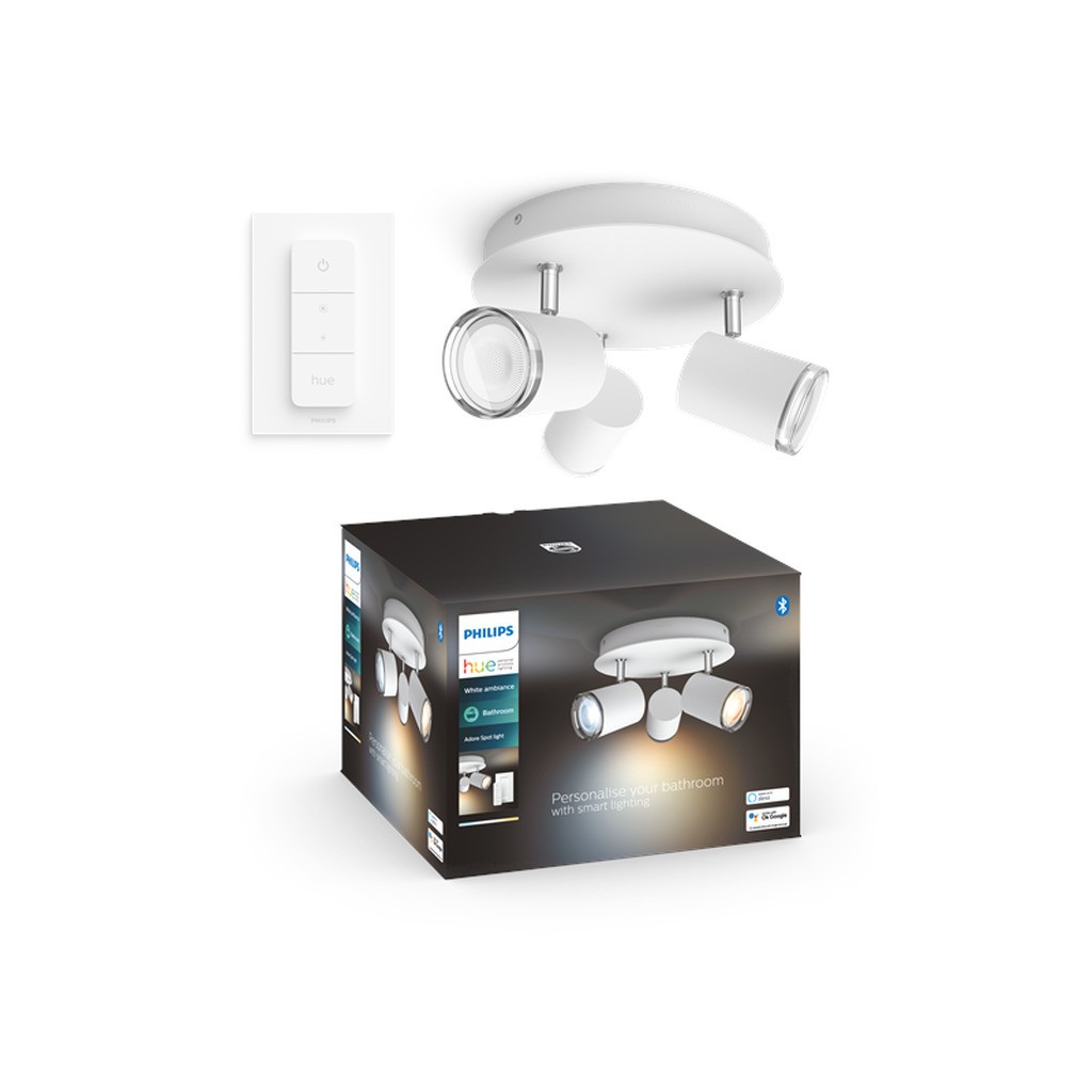 Philips Hue Adore Loft Trippelt Spot til badeværelse - Hvid
