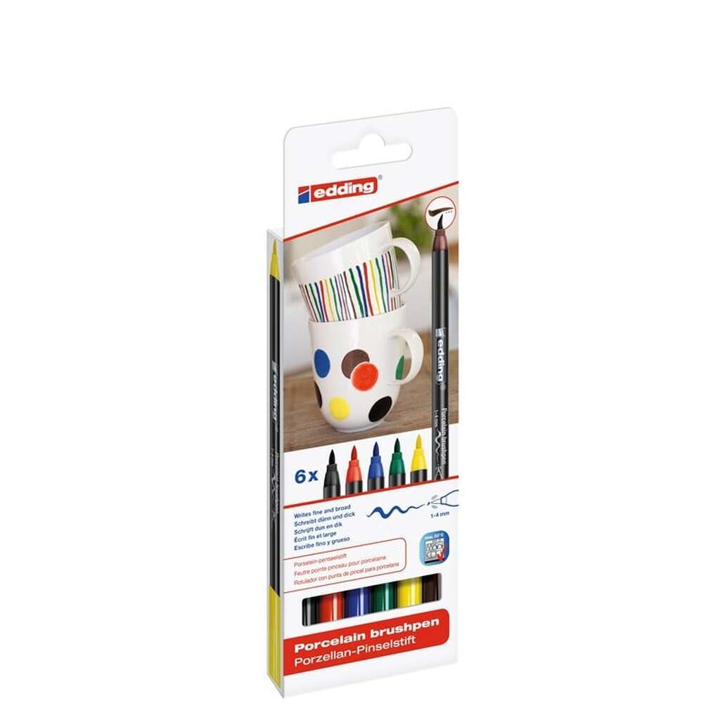 Edding Porcelain pens set of 5 std. colours