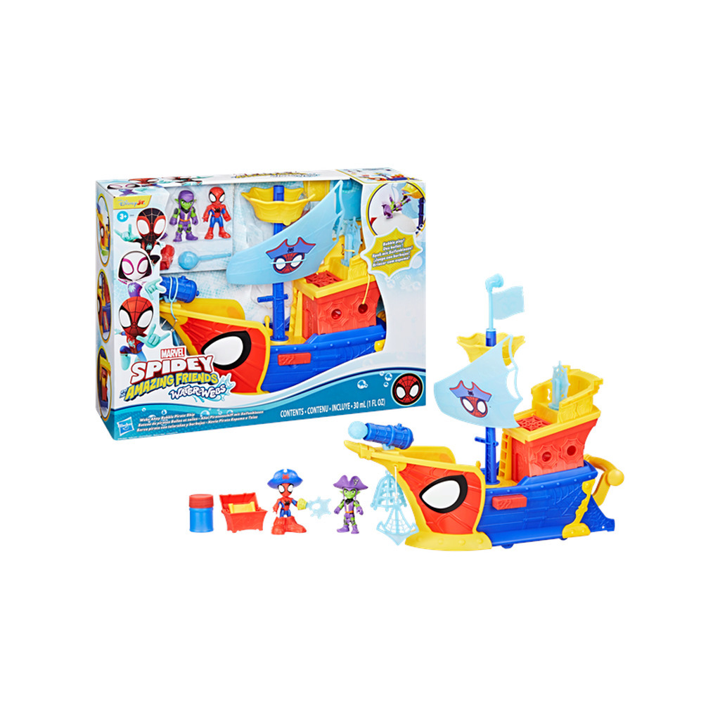 Marvel Spidey og hans Fantastiske Venner Vandspindelvæv Boble-piratskib