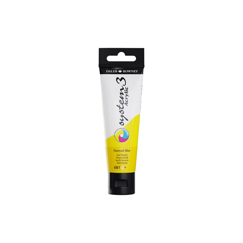 Daler-Rowney System3 59 ml Fluorescent Yellow