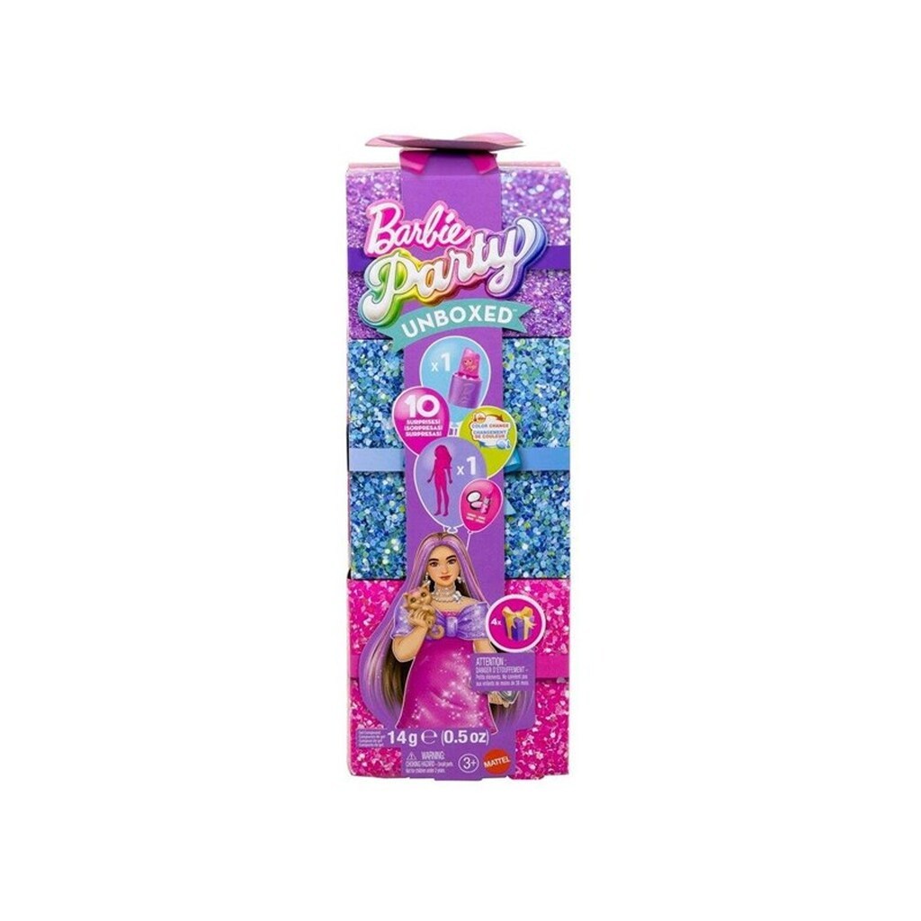 Barbie Unboxed Unboxed Glam Party Series Pink Sparkle Doll