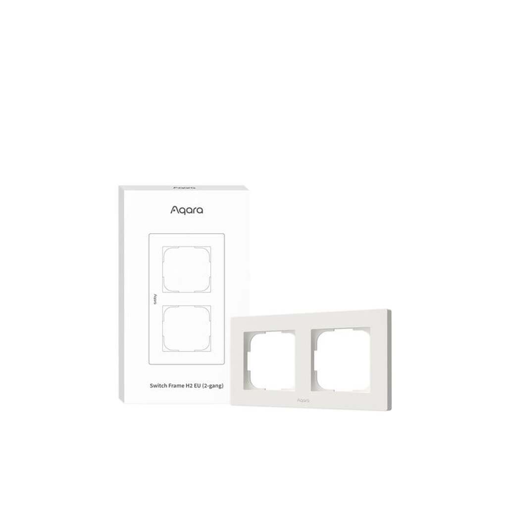 Aqara Switch Frame H2 EU White (2-gang)