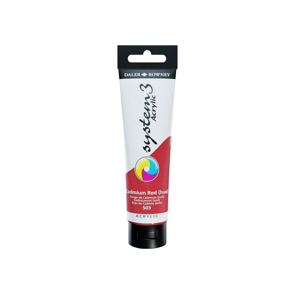 Daler-Rowney System3 150 ml Cadmium Red Hue